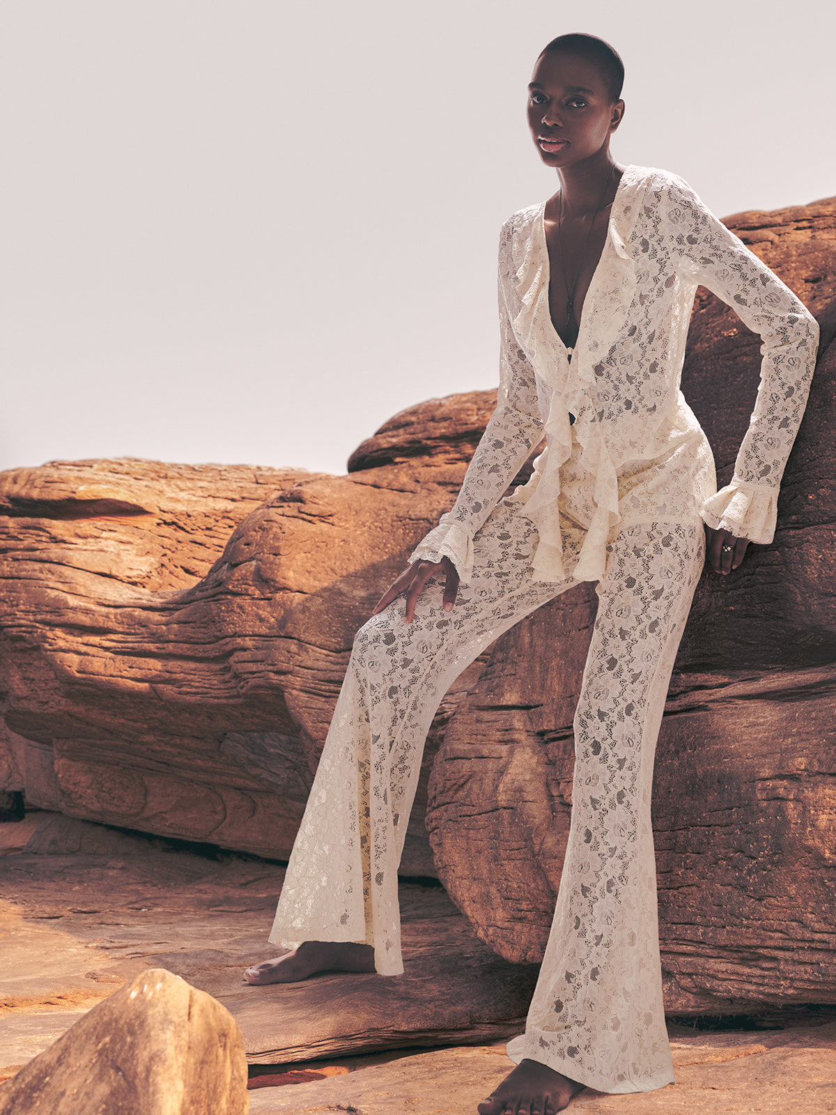 DELICA FRILL PANTS