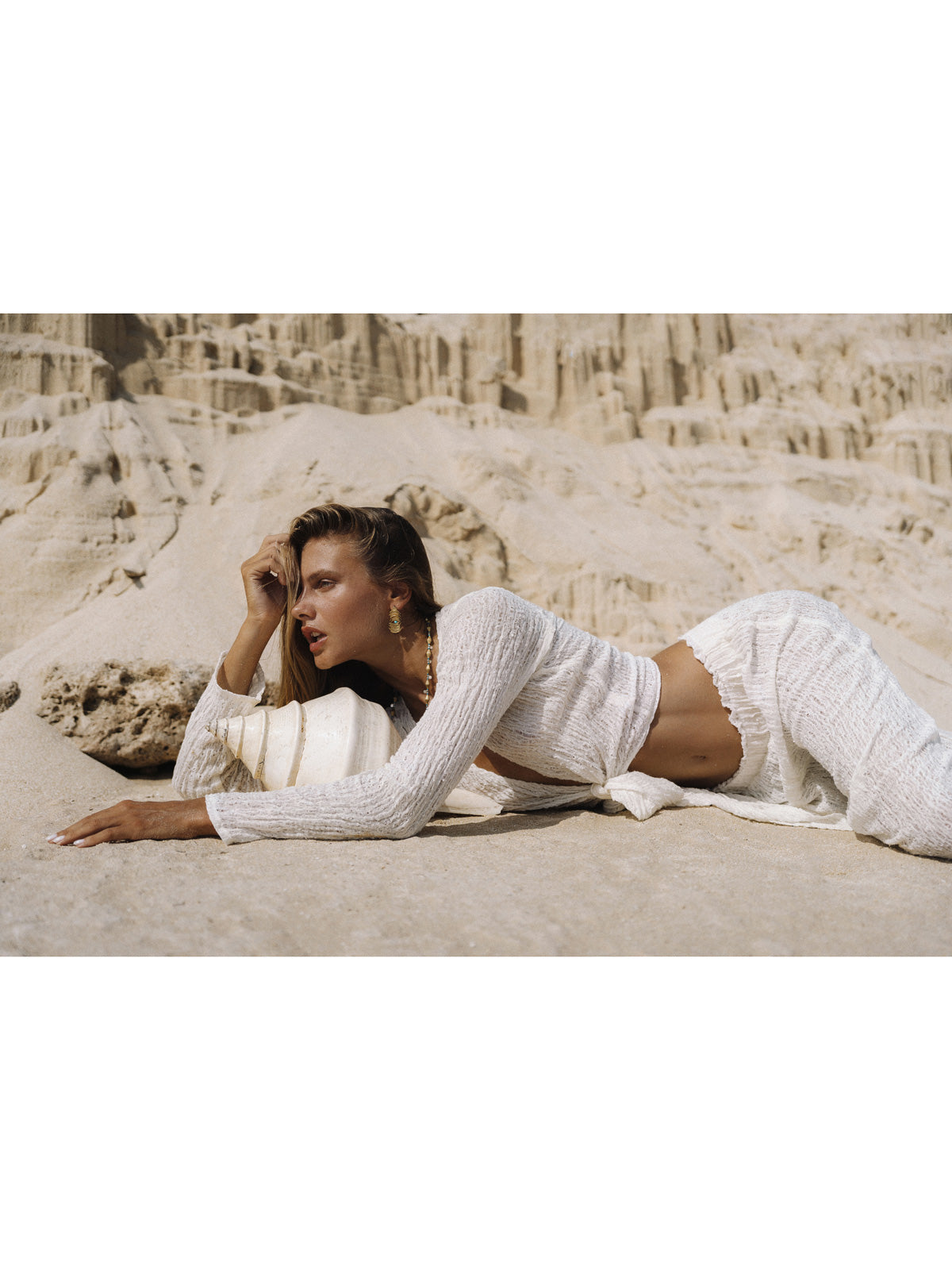 THALIA PANTS SAND BLOSSOM