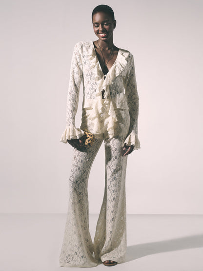 DELICA FRILL PANTS