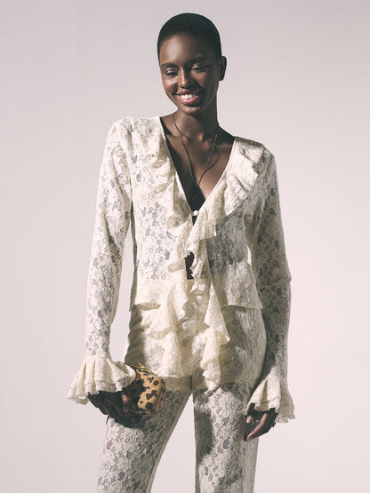 DELICA FRILL TOP
