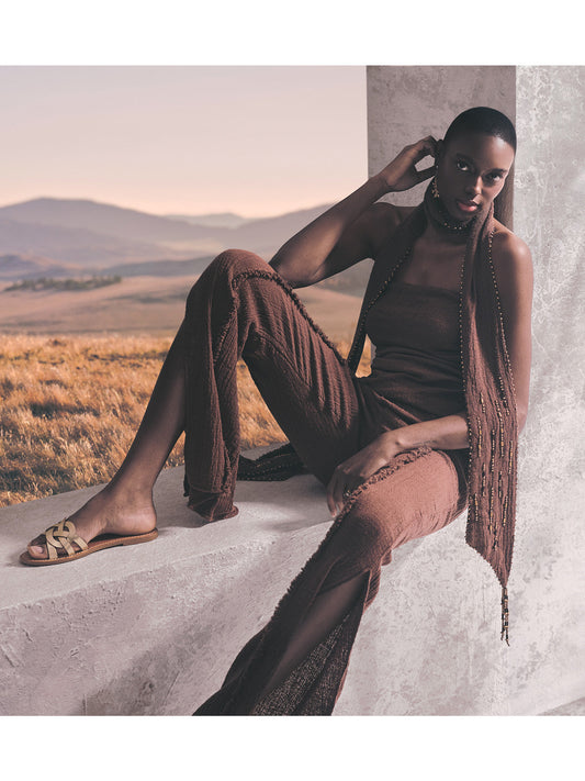 TIERRA TOP AND PANTS / TIERRA SCARF