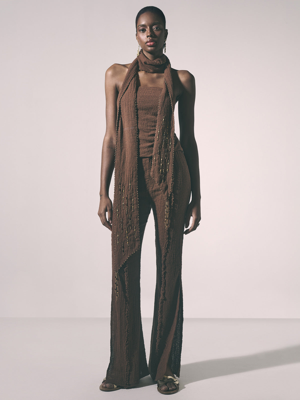 TIERRA TOP AND PANTS / TIERRA SCARF